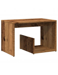 Tavolino Legno Vecchio 59x36x38 cm in Legno Multistrato