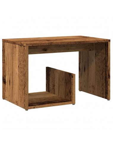 Tavolino Legno Vecchio 59x36x38 cm in Legno Multistrato
