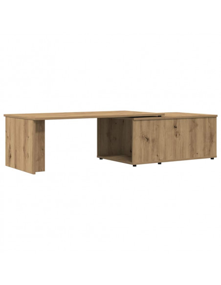 Tavolino da Salotto Rovere Artigianale 150x50x35 cm Truciolato