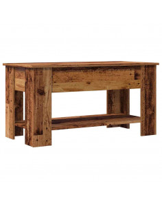 Tavolino da Salotto Legno Vecchio 101x49x52 cm in Truciolato