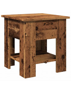 Tavolino da Salotto Legno Antico 40x40x42 cm Legno Multistrato