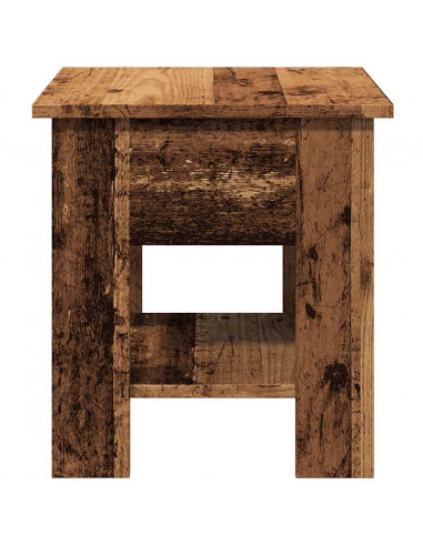 Tavolino da Salotto Legno Antico 40x40x42 cm Legno Multistrato