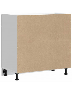 Base da Cucina Porto Bianco Lucido in Legno Multistrato