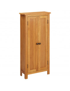 Armadietto 50x22x110 cm in Legno Massello di Rovere