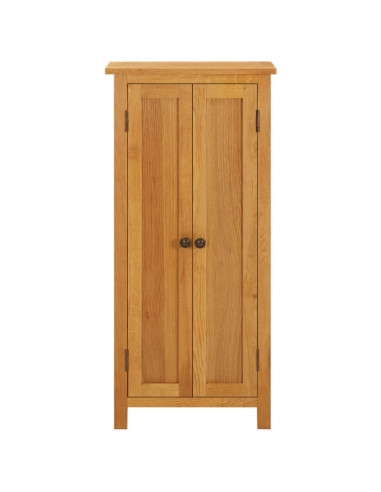 Armadietto 50x22x110 cm in Legno Massello di Rovere