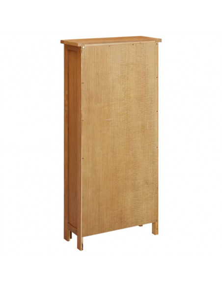 Armadietto 50x22x110 cm in Legno Massello di Rovere