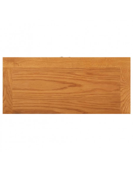 Armadietto 50x22x110 cm in Legno Massello di Rovere