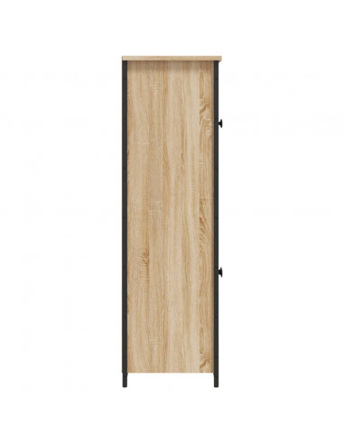 Credenza Rovere Sonoma 62x32x106,5 cm in Legno Multistrato