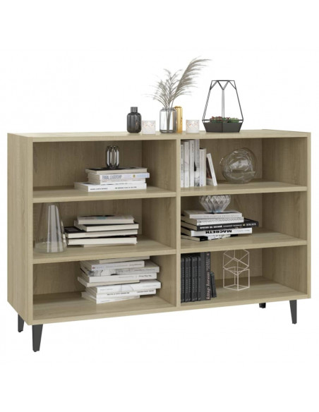 Credenza Rovere Sonoma 103,5x35x70 cm in Legno Multistrato