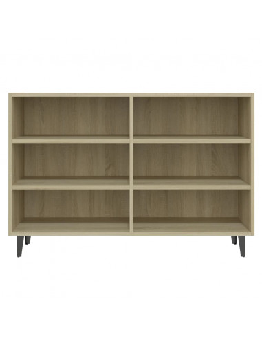 Credenza Rovere Sonoma 103,5x35x70 cm in Legno Multistrato