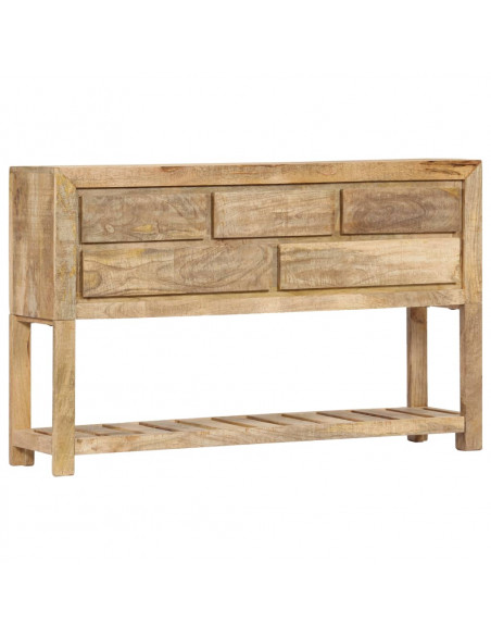 Credenza 120x30x75 cm Legno Massello di Mango