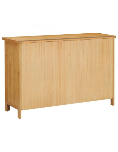 Cassettiera 105x33,5x73 cm in Legno Massello di Rovere