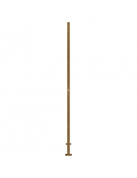 Cancello da Giardino 105x180 cm Acciaio Corten Design Quadrato
