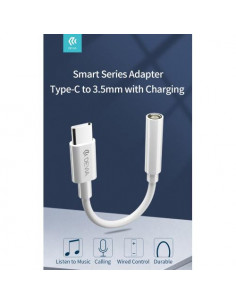 Devia Adattatore Audio per auricolari da spina Tipo-C a Jack 3,5mm