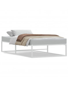 Giroletto senza Materasso Bianco 90x200 cm in Metallo