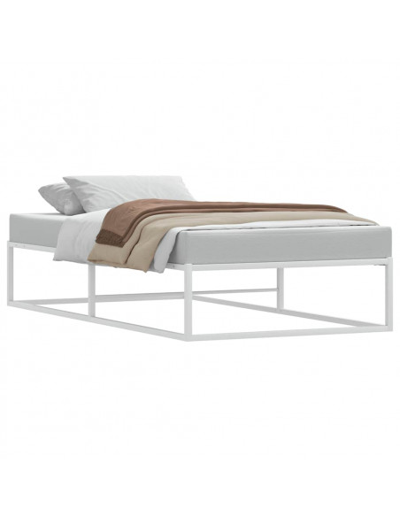 Giroletto senza Materasso Bianco 90x200 cm in Metallo