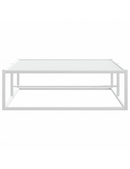 Giroletto senza Materasso Bianco 90x200 cm in Metallo