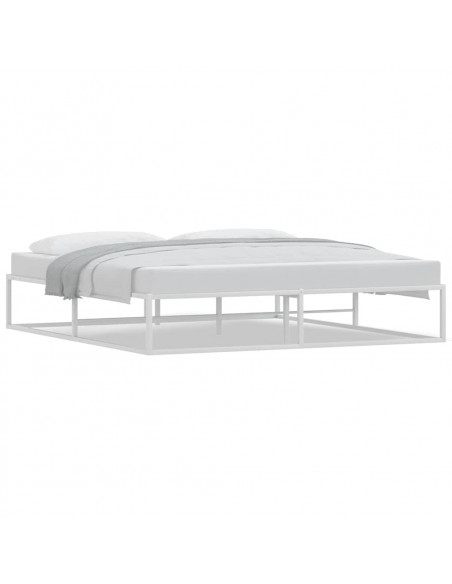 Giroletto senza Materasso Bianco 180x200 cm Metallo