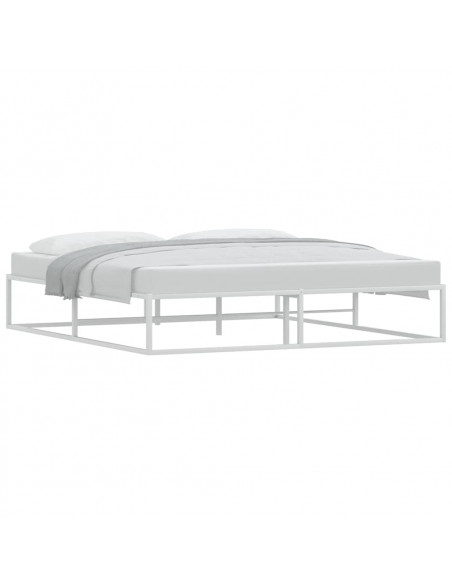 Giroletto senza Materasso Bianco 180x200 cm Metallo