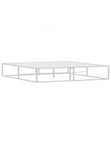 Giroletto senza Materasso Bianco 180x200 cm Metallo