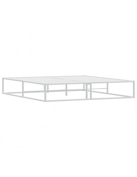 Giroletto senza Materasso Bianco 180x200 cm Metallo