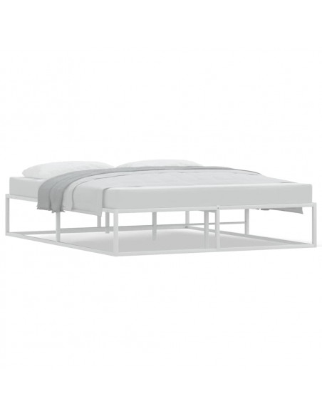 Giroletto senza Materasso Bianco 160x200 cm Metallo