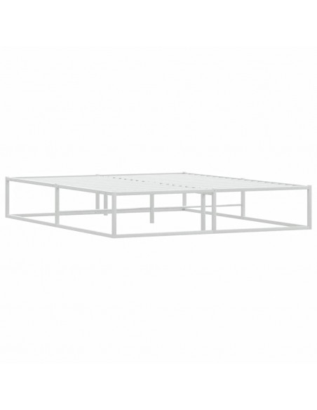 Giroletto senza Materasso Bianco 160x200 cm Metallo