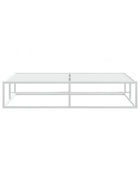 Giroletto senza Materasso Bianco 160x200 cm Metallo