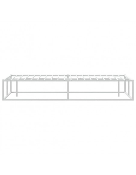 Giroletto senza Materasso Bianco 160x200 cm Metallo