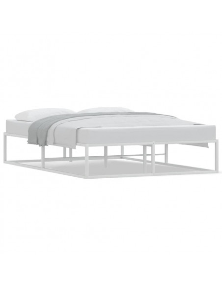 Giroletto senza Materasso Bianco 140x200 cm in Metallo