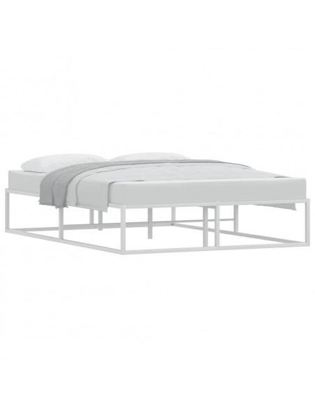 Giroletto senza Materasso Bianco 140x200 cm in Metallo