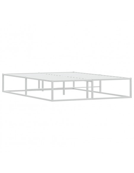 Giroletto senza Materasso Bianco 140x200 cm in Metallo