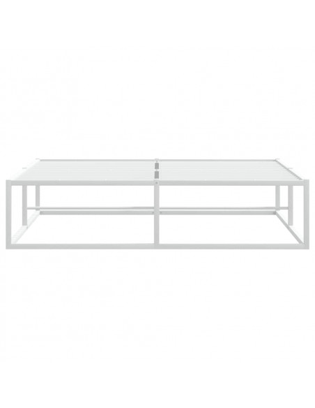Giroletto senza Materasso Bianco 140x200 cm in Metallo