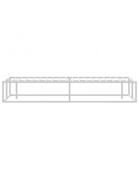Giroletto senza Materasso Bianco 140x200 cm in Metallo