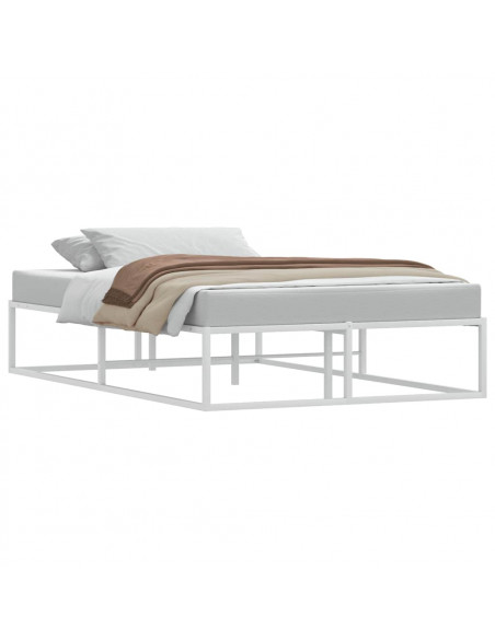 Giroletto senza Materasso Bianco 120x200 cm in Metallo