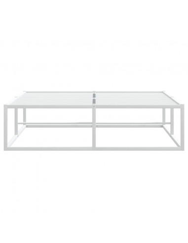 Giroletto senza Materasso Bianco 120x200 cm in Metallo