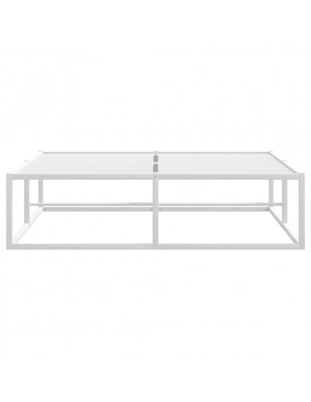 Giroletto senza Materasso Bianco 120x200 cm in Metallo