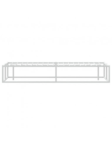 Giroletto senza Materasso Bianco 120x200 cm in Metallo