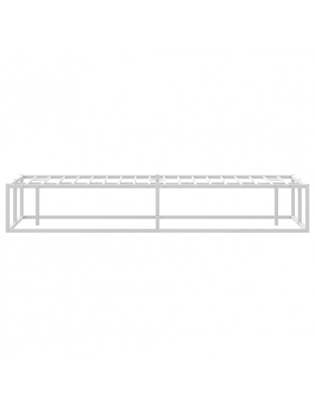 Giroletto senza Materasso Bianco 120x200 cm in Metallo