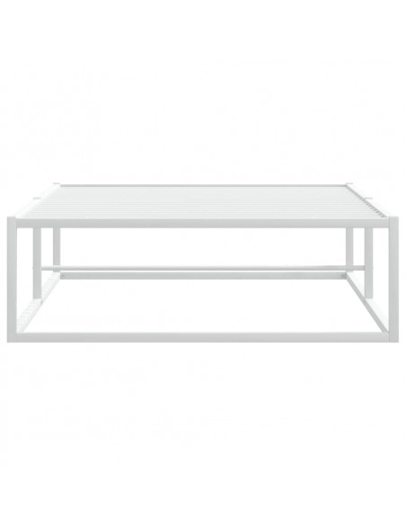 Giroletto senza Materasso Bianco 100x200 cm in Metallo
