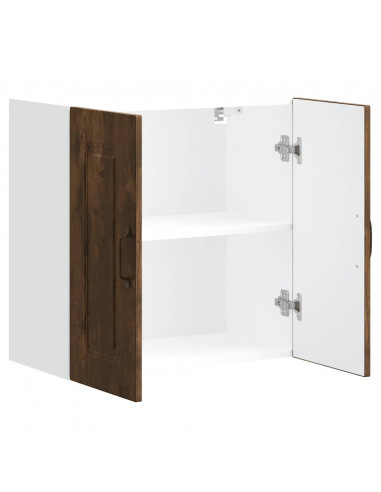 Pensile da Cucina Kalmar Rovere Fumo in Legno Multistrato