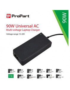 PROPART ALIMENTATORE UNIVERSALE NOTEBOOK MULTI-VOLTAGGIO 90W