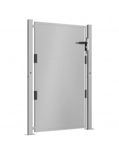 Cancello da Giardino 105x155 cm in Acciaio Corten 2