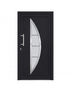 Porta di Ingresso Antracite 98x200 cm 2