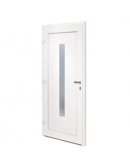 Porta Ingresso Antracite 98x208 cm in PVC