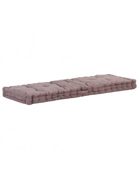 Cuscino per Pallet e Pavimento in Cotone 120x40x7 cm Talpa