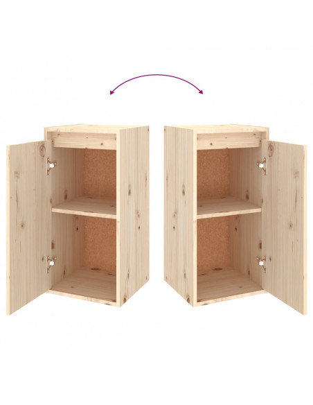 Mobili Porta TV 3 pz in Legno Massello di Pino