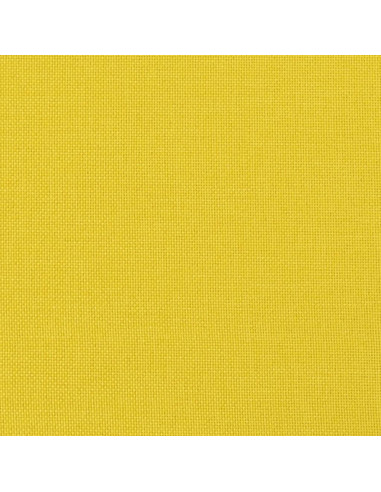 Set di Divani 2 pz con Cuscini Giallo Chiaro in Tessuto