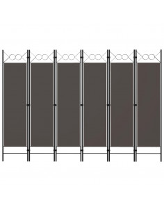 Paravento a 6 Pannelli Antracite 240x180 cm