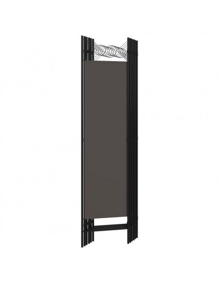 Paravento a 6 Pannelli Antracite 240x180 cm